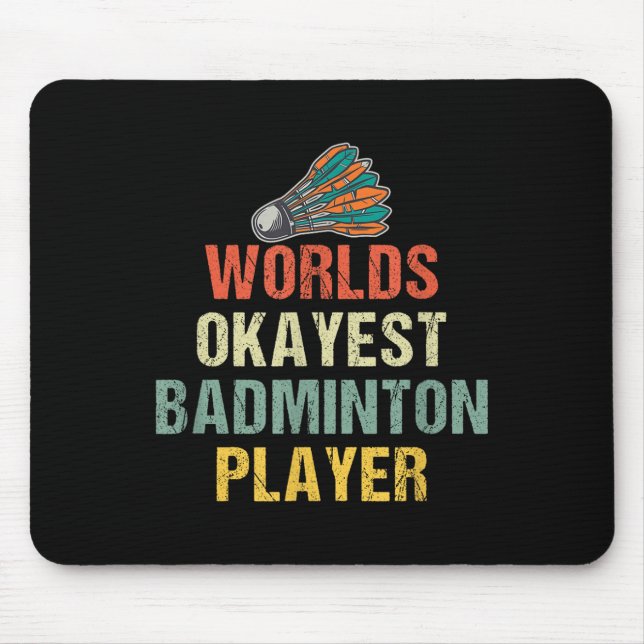 Mousepad Ditos de Peteca de Badminton  (Frente)