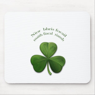 Mousepad Ditos irlandeses antigos em produtos de design irl