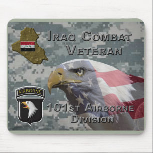 Mousepad Div rua Iraque Combat Veterano