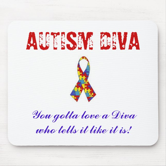 MOUSEPAD DIVA DO AUTISMO (Frente)