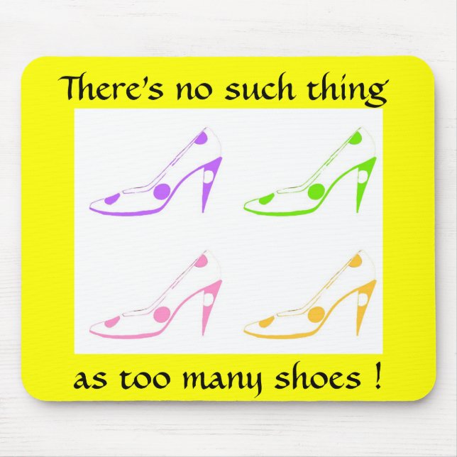 Mousepad Diva dos calçados (Frente)