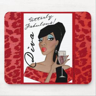 Mousepad Diva totalmente fabulosa de um Mousepad!