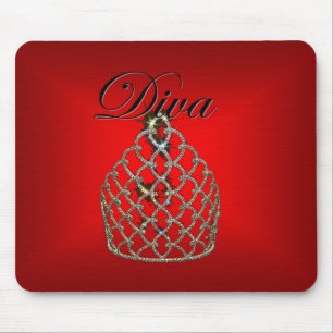 Mousepad Diva vermelha