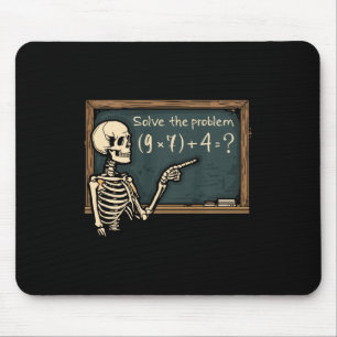 Mousepad Diversão 67 Meme Brainrot Piada Halloween Esquelet