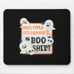Mousepad Diversão Boo Halloween Fantasma Múltipla Esclerose
