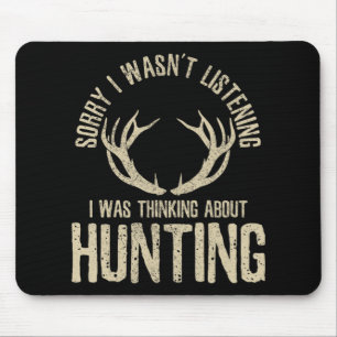 Mousepad Diversão Caça Dizendo Venison Elk Hunter G