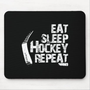 Mousepad Diversão Coma Sono Repetite De Hóquei No Gelo Pres