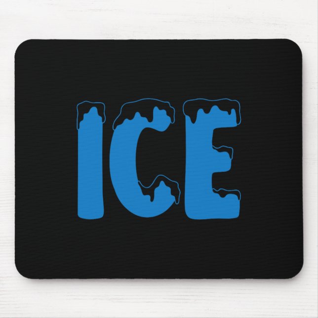 Mousepad Diversão da Família Halloween Costume Ice and Ba (Frente)