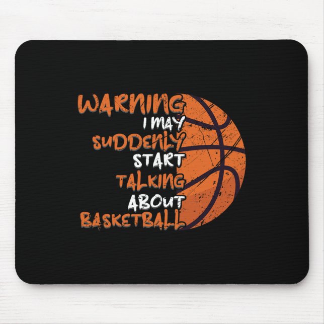 Mousepad Diversão de basquetebol superior (Frente)
