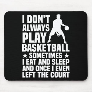 Mousepad Diversão De Design De Basquete Para Homens