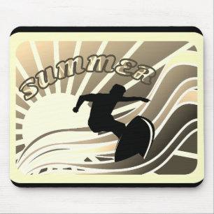 Mousepad Diversão de Surfe de Verão