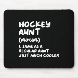 Mousepad Diversão de Tia de Hockey e Esporte Sassado