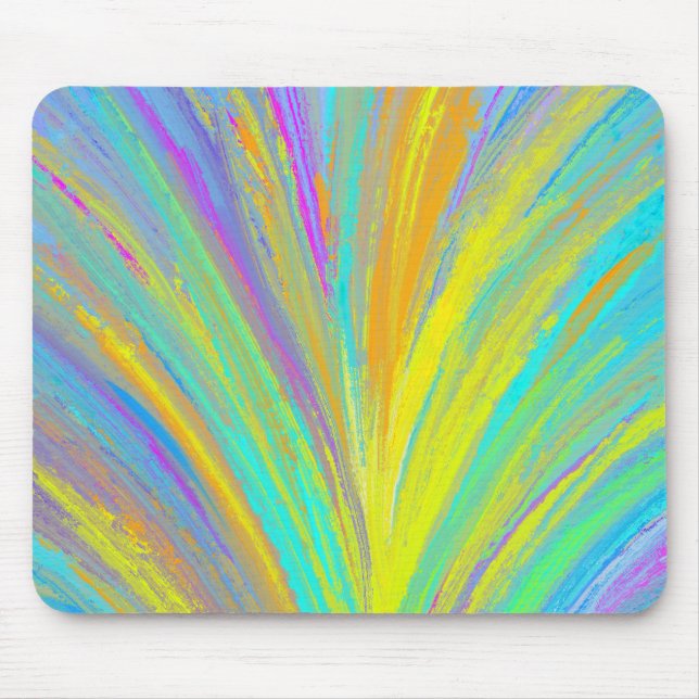 Mousepad Diversão de Verão Tropical de abstrato (Frente)