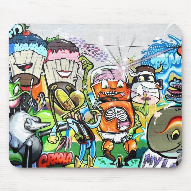 Mousepad Diversão do grafite (Frente)