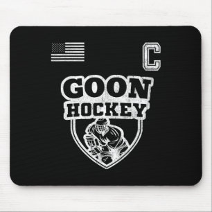Mousepad Diversão do Hóquei no Gelo - Capitão da Equipe