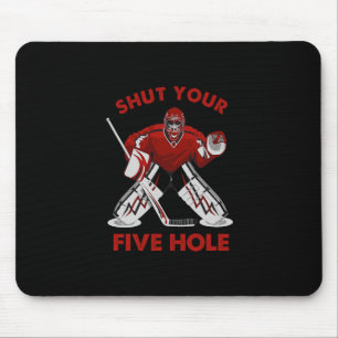 Mousepad Diversão do Hóquei no Gelo - Fecha Seu Buraco De C