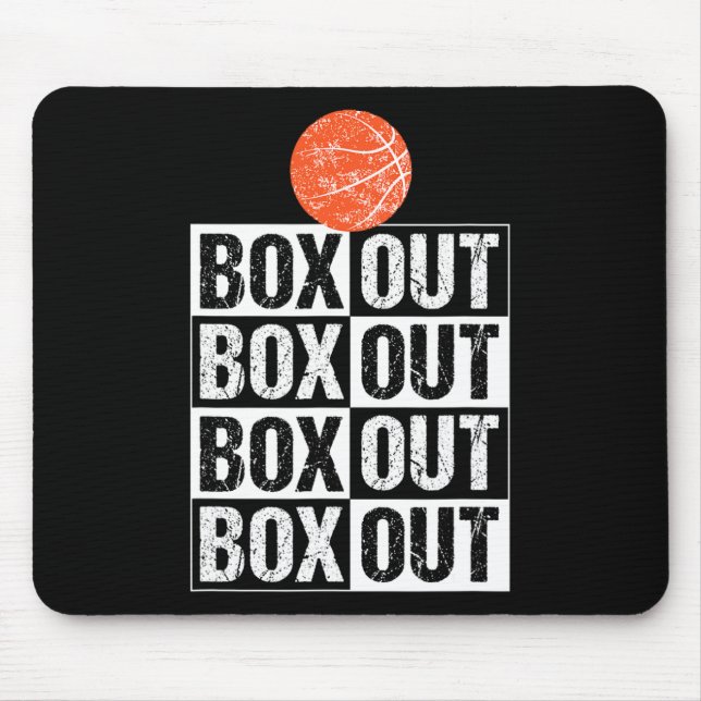 Mousepad Diversão do treinador de basquetebol dizendo: (Frente)