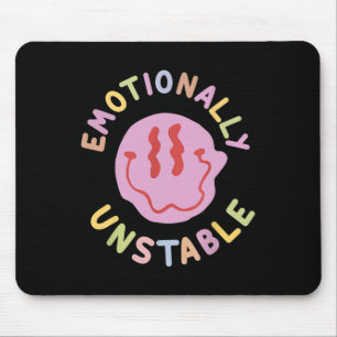 Mousepad Diversão Emocionalmente instável de saúde mental r