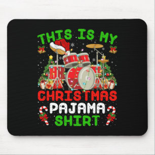 Mousepad Diversão Este É O Meu Kit De Tambor De Natal Do Pa