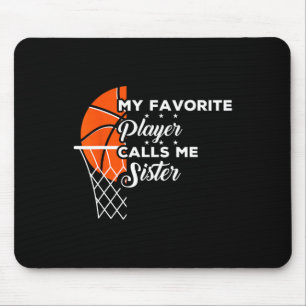 Mousepad Diversão Meu Jogador De Bysketbyll Favorito Me Cha