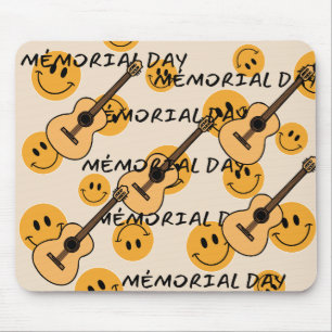 Mousepad Diversão no dia do memorial Almofada de mousse