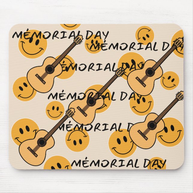 Mousepad Diversão no dia do memorial Almofada de mousse (Frente)