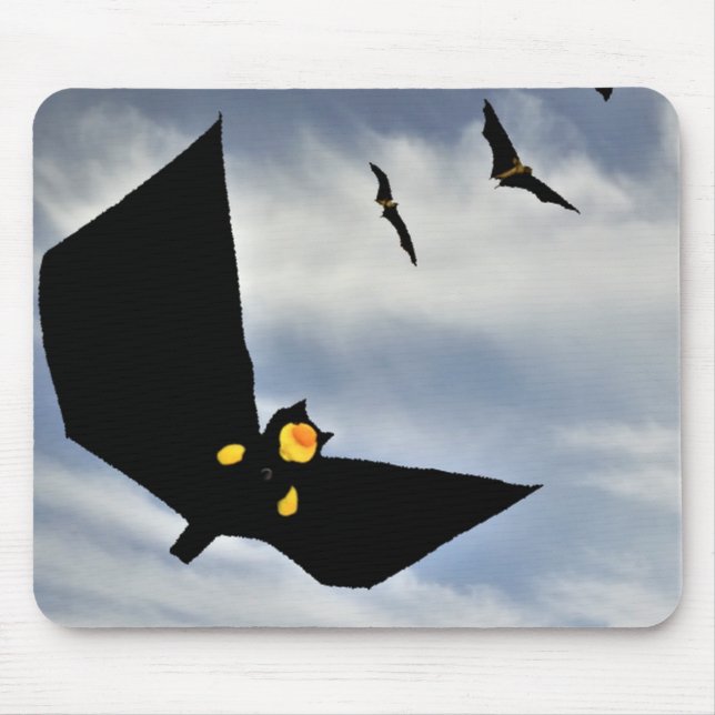 Mousepad Diversão para fãs de Morcego (Frente)