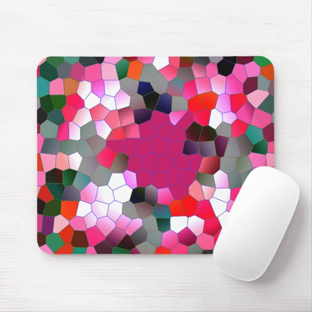 Mousepad Diversão Rosa..... (Com mouse)