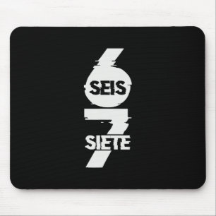 Mousepad Diversão Seis Sete Em Espanhol Seis Siete 67 Brain