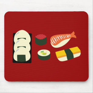 Mousepad Diversão Sushi