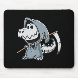 Mousepad Diversão TRex Esqueleto Dino Ceifeira Mortal Dinos