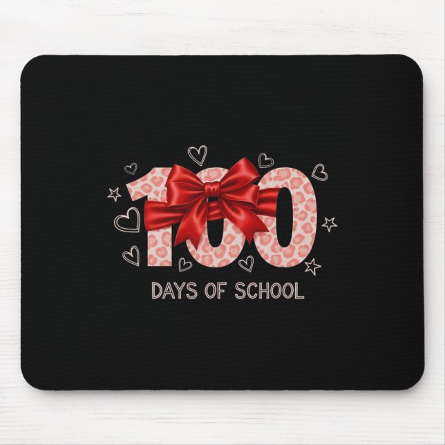 Mousepad Divertido 100º Dia De Escola Para Professor Ou Alu (Frente)