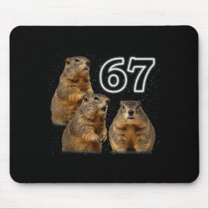 Mousepad Divertido 3 Groundhog Uivando Para A Lua Paródia G