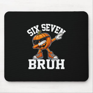 Mousepad Divertido 67 Bruh Halloween Seis Sete Meme Brainro