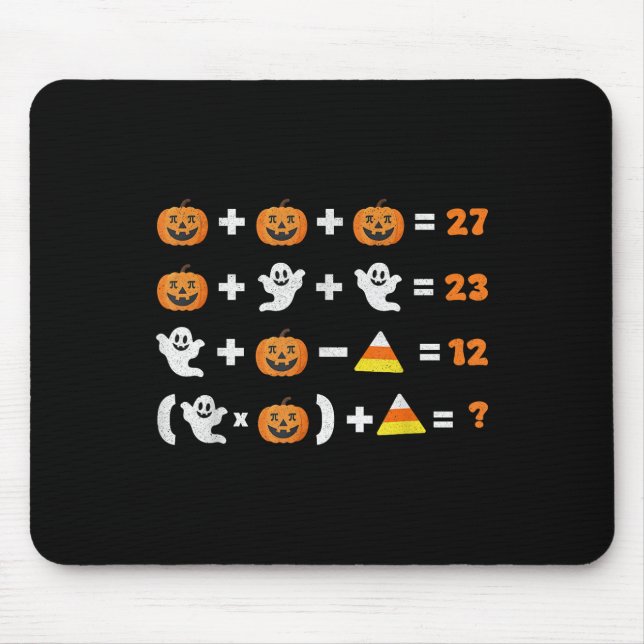 Mousepad Divertido 67 Meme Abóbora Fantasma Professor de Ma (Frente)