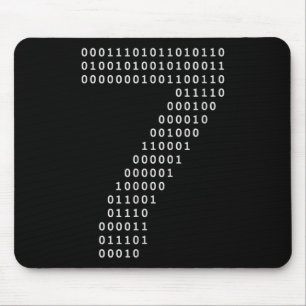 Mousepad Divertido 67 Meme Código Binário Tecnologia Geek D