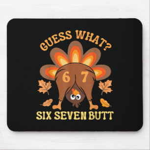 Mousepad Divertido 67 Meme Dia de Ação de Graças Peru Adivi
