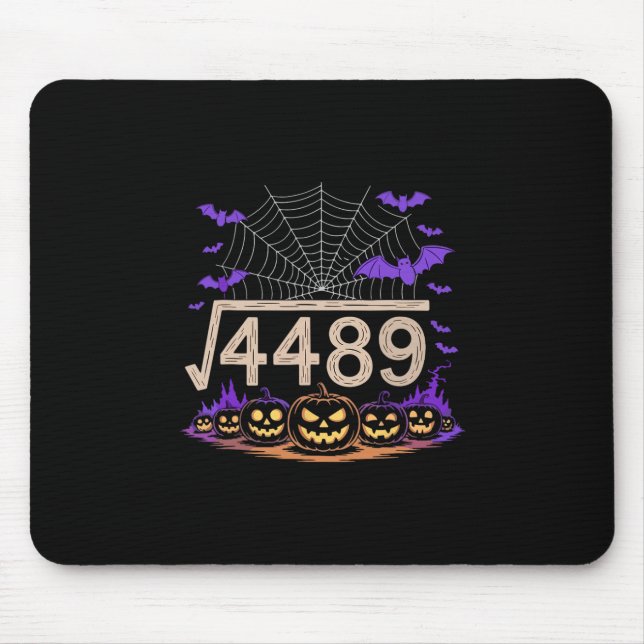 Mousepad Divertido 67 Meme Professor de Matemática 6 7 Hall (Frente)