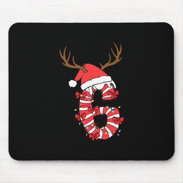 Mousepad Divertido 67 Natal 6 7 Seis Sete Meme 6 7 Combinan (Frente)