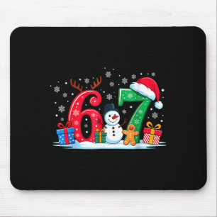 Mousepad Divertido 67 Natal 6 7 Seis Sete Meme 6 7 Correspo