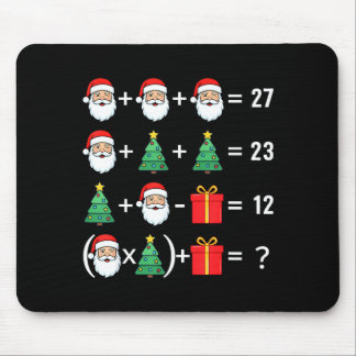 Mousepad Divertido 67 Santa Árvore Professor de Matemática 