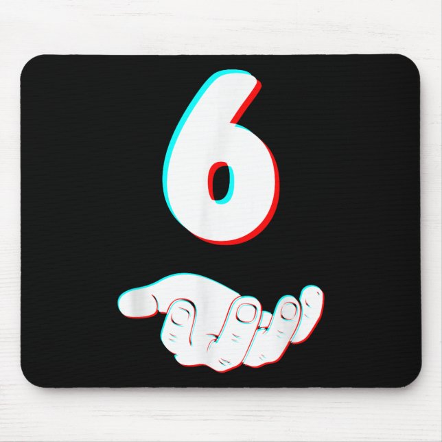 Mousepad Divertido 67 Seis Sete Casal Meme Correspondente H (Frente)