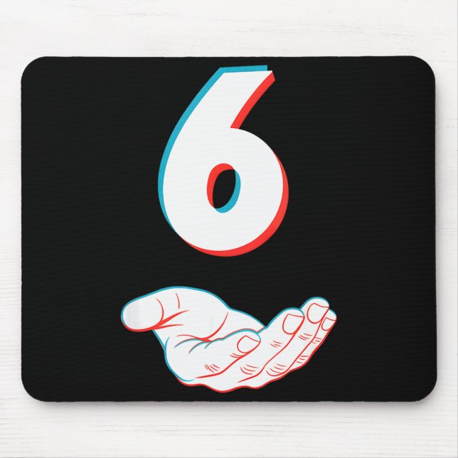 Mousepad Divertido 67 Seis Sete Meme Casal Combinando Hallo (Frente)