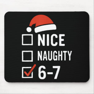 Mousepad Divertido 6-7 Meme Legal Travesso Natal, Seis Sete