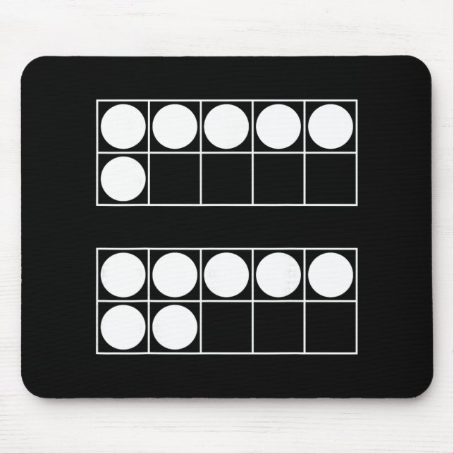 Mousepad Divertido 6 7 Número Professores Alunos Seis Sete  (Frente)