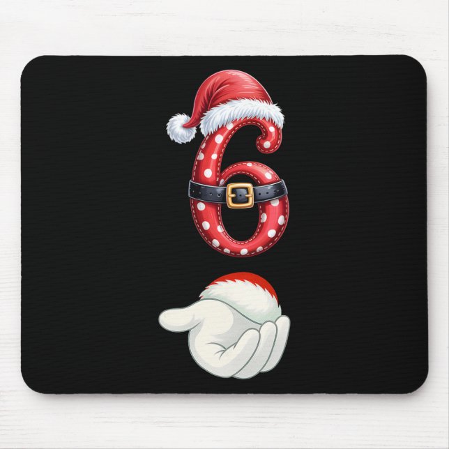 Mousepad Divertido 6 7 Seis Sete Meme Casal Correspondente  (Frente)