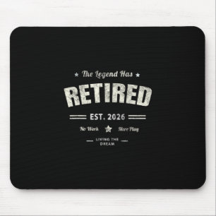 Mousepad Divertido Aposentado 2026 Olá Descanso Mãe Férias