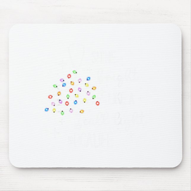 Mousepad Divertido Brilhe Forte Como Uma Luz de Chamada Nat (Frente)
