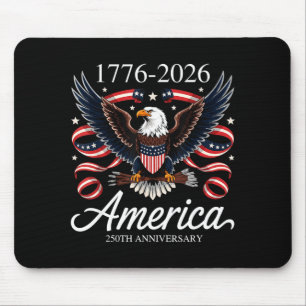 Mousepad Divertido dia da independência 4 de julho 1776-202