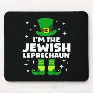 Mousepad Divertido Duende Judeu Irlandês Feliz Dia de São P